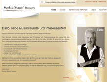 Tablet Screenshot of marco4music.de